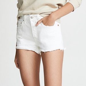 Levi’s 501 Cutoffs (Ivory) Size 25